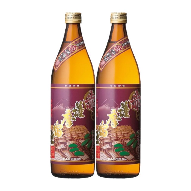 【送料無料】赤薩摩富士 25度 900ml×2本 芋焼酎 濱田酒造