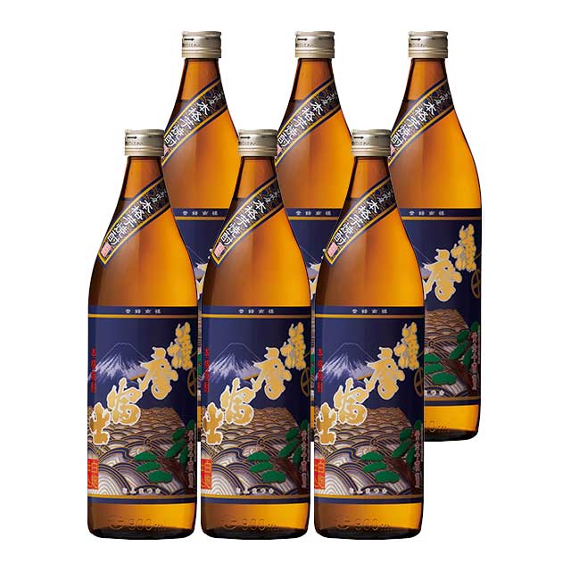 【送料無料】薩摩富士 25度 900ml×6本 芋焼酎 濱田酒造
