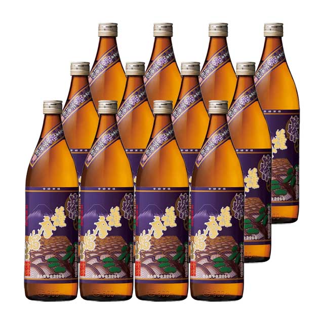 【送料無料】紫薩摩冨士 25度 900ml×12本 芋焼酎 濱田酒造