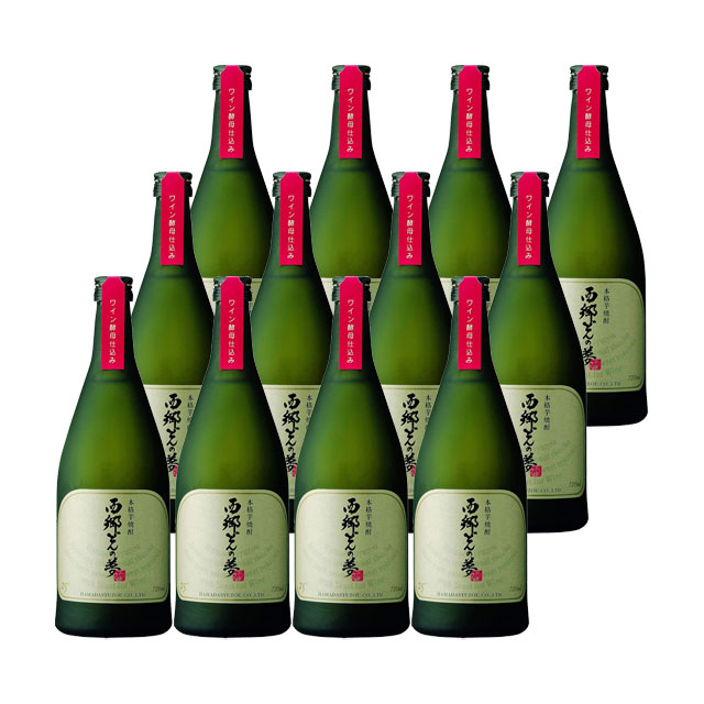 【送料無料】西郷どんの夢 25度 化粧箱入 720ml×12本 芋焼酎 濱田酒造