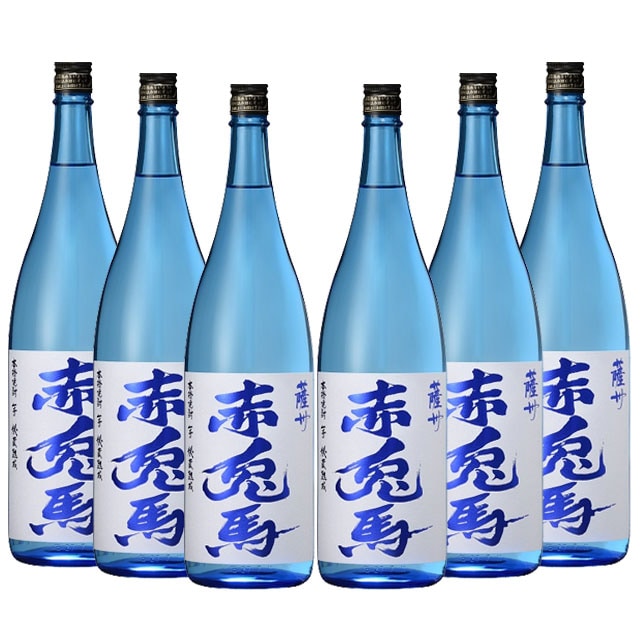 【送料無料】薩州 赤兎馬ブルー(せきとば) 20度 1800ml×6本 芋焼酎 薩洲濱田屋伝兵衛
