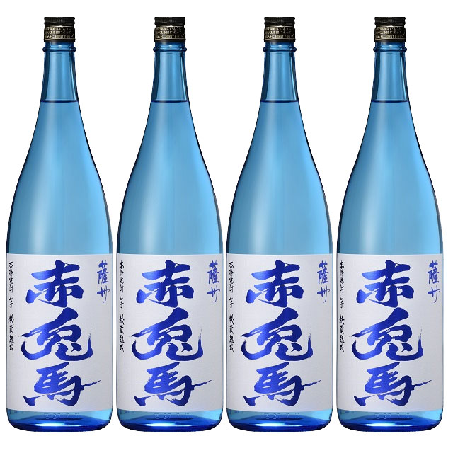 【送料無料】薩州 赤兎馬ブルー(せきとば) 20度 1800ml×4本 芋焼酎 薩洲濱田屋伝兵衛