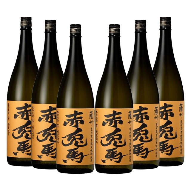 【送料無料】薩州 赤兎馬(せきとば)甕貯蔵 芋麹製焼酎使用 25度 1800ml×6本 芋焼酎 薩洲濱田屋伝兵衛