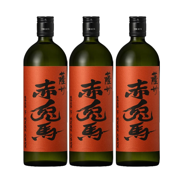 【送料無料】薩州赤兎馬 玉茜 25度 720ml×3本 芋焼酎 薩洲濱田屋伝兵衛