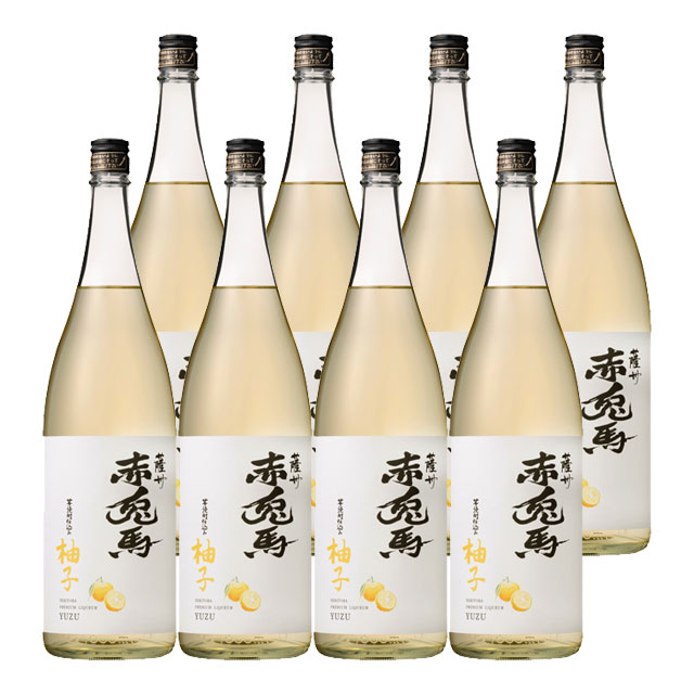 【送料無料】赤兎馬柚子(せきとば) 14度 1800ml×8本 リキュール 薩洲濱田屋伝兵衛