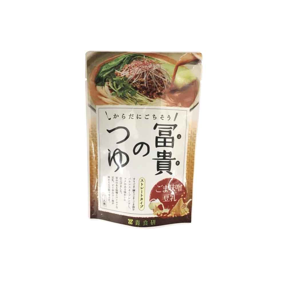 ［春夏限定］［万能つゆ］ 冨貴のつゆ・ごま味噌豆乳 180ｇ