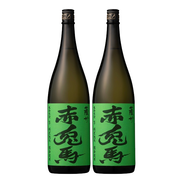 【送料無料】薩州赤兎馬 抹茶使用 25度 1800ml×3本 芋焼酎 濱田屋伝兵衛