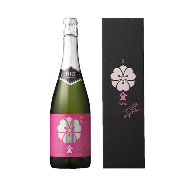 純米 日本酒スパークリング NijiRose 虹 8度 720ml 八鹿酒造