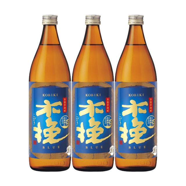 【送料無料】木挽BLUE 20度 900ml×3本 芋焼酎 雲海酒造