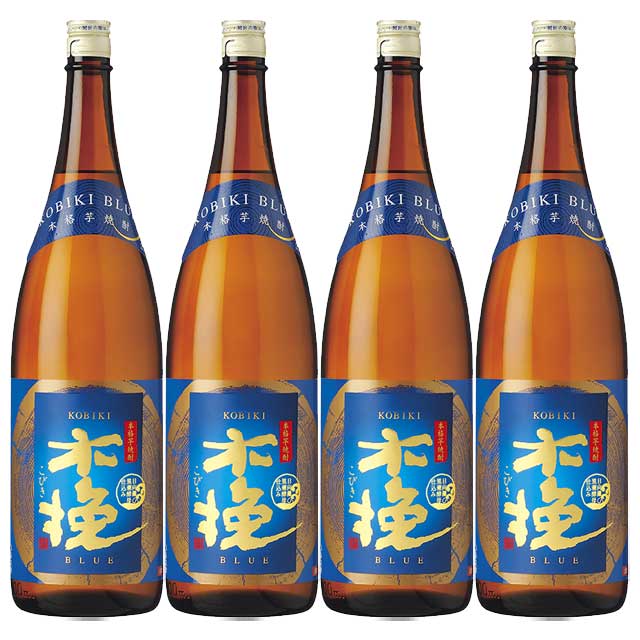 【送料無料】木挽BLUE 25度 1800ml×4本 芋焼酎 雲海酒造