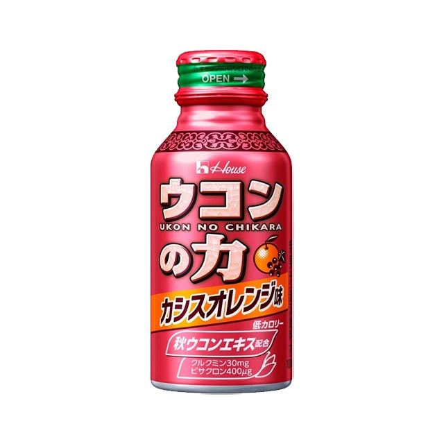 【送料無料】ウコンの力 カシスオレンジドリンク 缶 100ml×6本