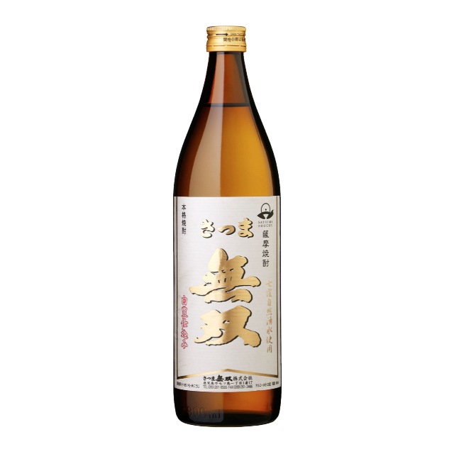 無双 白ラベル 25度 900ml 芋焼酎 さつま無双