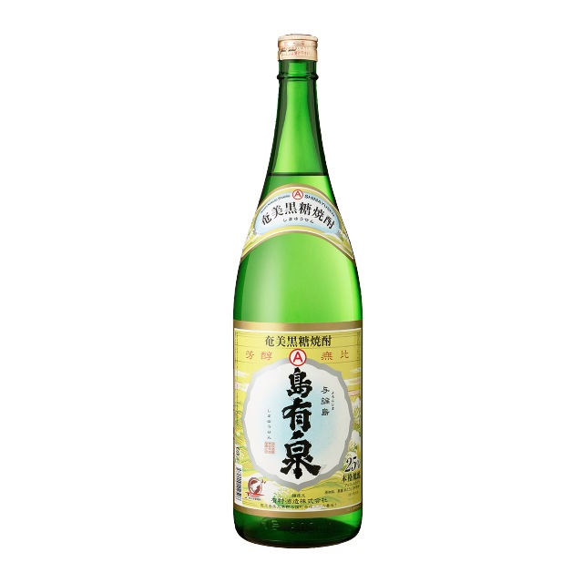 島有泉 25度 1800ml瓶 黒糖焼酎 有村酒造 鹿児島県