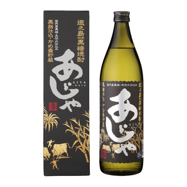 あじゃ黒 箱入 25度 900ml 黒糖焼酎 奄美にしかわ酒造