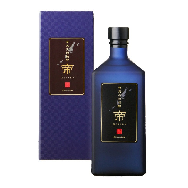 帝(みかど) 化粧箱入 35度 720ml瓶 5年貯蔵 黒糖焼酎 奄美大島にしかわ酒造 鹿児島県 