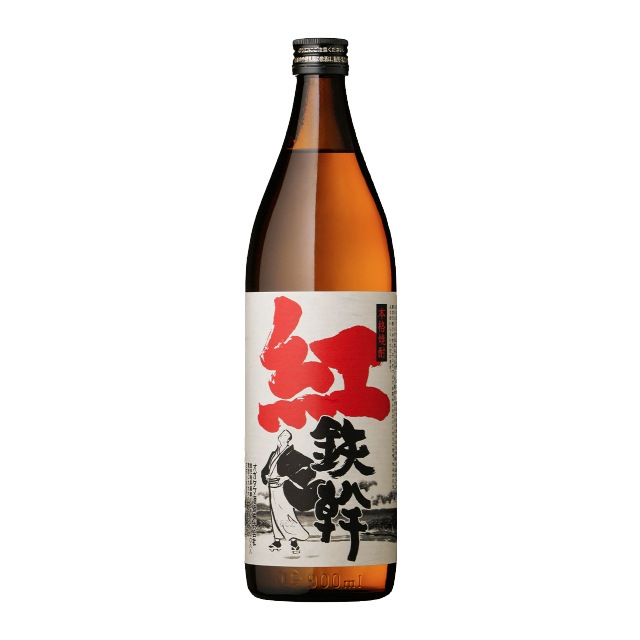 紅鉄幹 25度 900ml瓶 紅あづま芋使用芋焼酎 オガタマ酒造