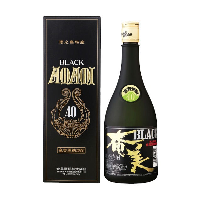 奄美ブラック 黒糖 40度 720ml 黒糖焼酎 奄美酒類 