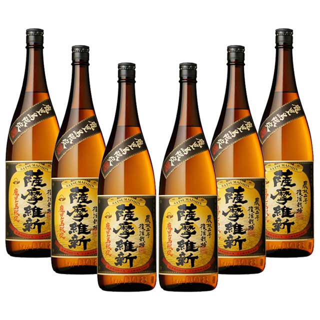 【送料無料】鹿児島限定 薩摩維新 25度 1800ml×6本セット 芋焼酎 小正醸造 ケース買い
