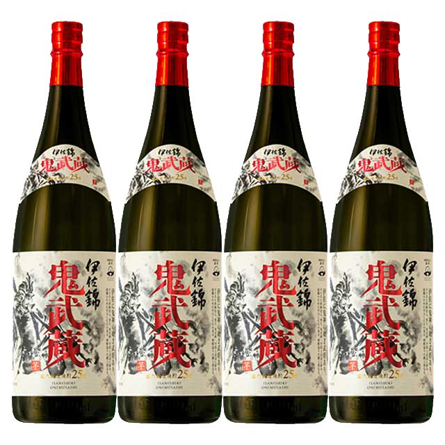 【送料無料】鹿児島限定 伊佐錦 鬼武蔵(オニムサシ) 25度 1800ml×4本 芋焼酎 大口酒造