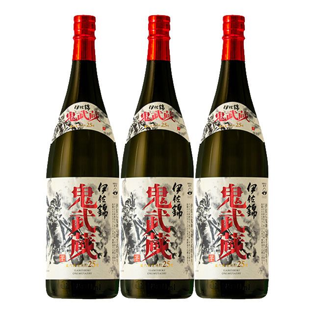 【送料無料】2025年10月20日より出荷予定！鹿児島限定 伊佐錦 鬼武蔵(オニムサシ) 25度 1800ml×3本 芋焼酎 大口酒造