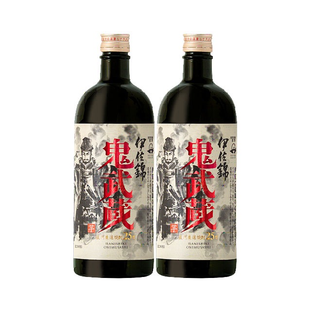 【送料無料】鹿児島限定 伊佐錦 鬼武蔵(オニムサシ) 25度 720ml 箱入×2本 芋焼酎 大口酒造