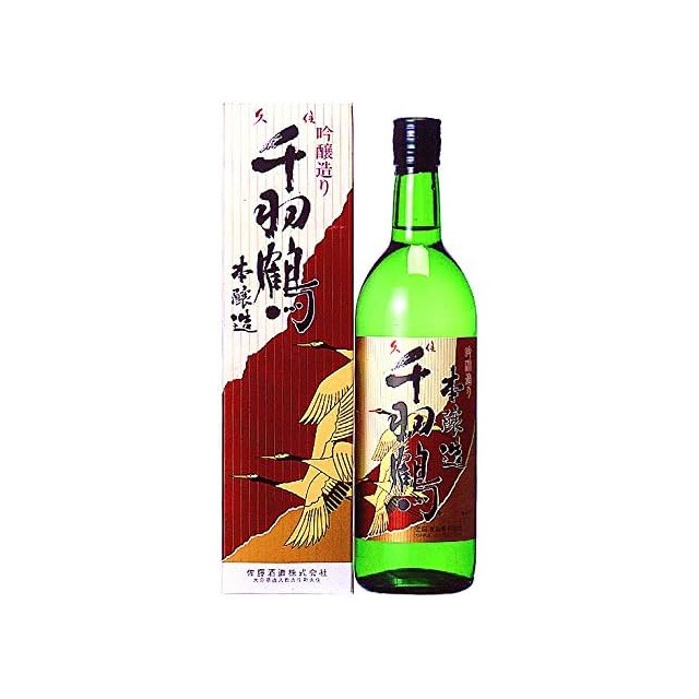 【取寄商品】千羽鶴 本醸造 16度 720ml瓶 化粧箱入 佐藤酒造 大分県