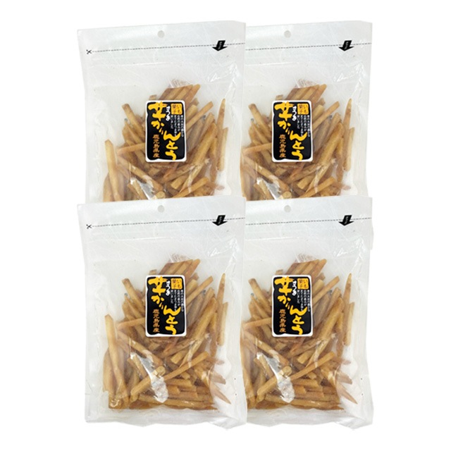 【送料無料】芋かりんとう チャック付 150g×4袋 唐船峡食品 鹿児島