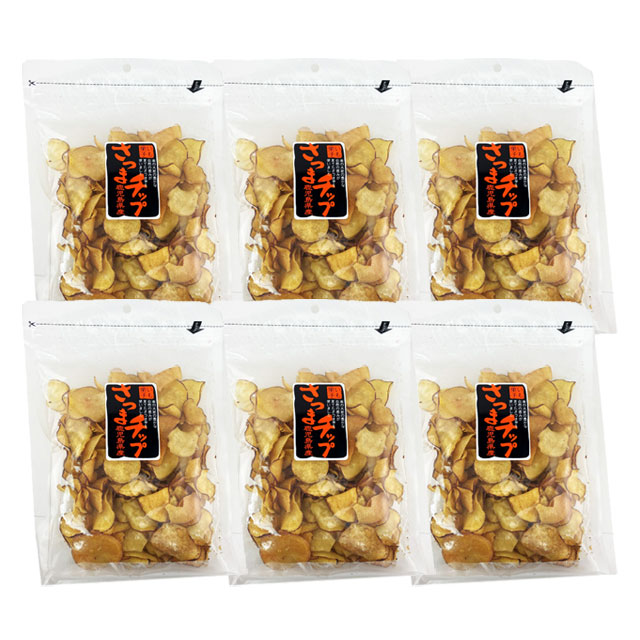 【送料無料】さつまチップ チャック付 120g×6袋 唐船峡食品 鹿児島