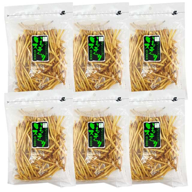 【送料無料】いもスティック チャック付 120g×6袋 唐船峡食品 鹿児島