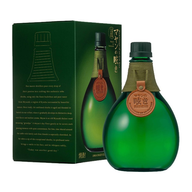 【送料無料】マヤンの呟き そば 化粧箱入 38度 720ml×６本 そば焼酎 雲海酒造