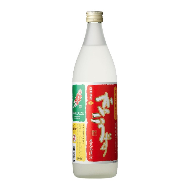 鹿児島限定 かいこうず 栗黄金 黒麹 25度 900ml 芋焼酎 吹上焼酎