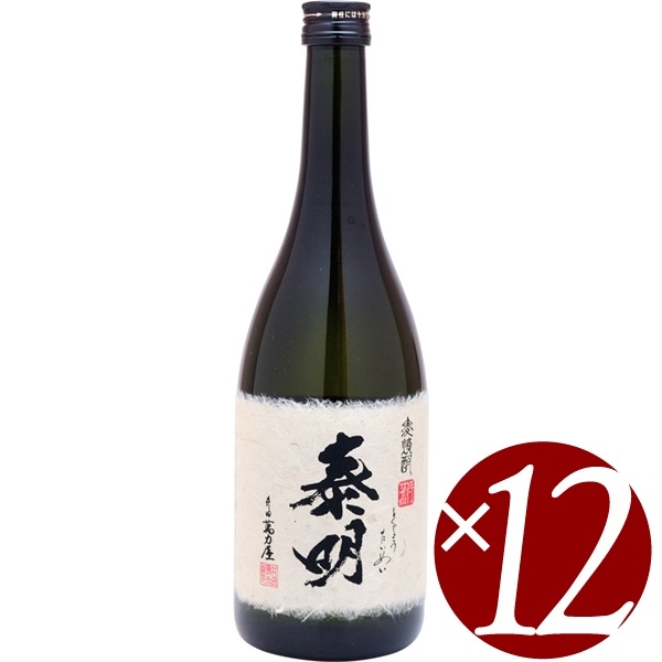 特蒸泰明　麦焼酎　25度　720ml×12本