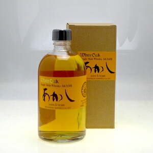 江井ヶ島酒造　シングルモルトあかし　バーボンバレル 1st fill　500ml　(ウイスキー)