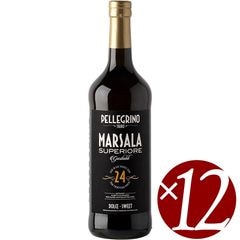 【送料無料】【ケース買い】マルサラ・スーペリオーレ　ガリバルディ・ドルチェ/ペッレグリーノ　750ｍｌ×12本 (甘味果実酒)