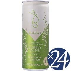 バロークス 缶ワイン　白スパークリング　250ml×24本 (スパークリングワイン)【まとめ買い】(ギフト対応不可）