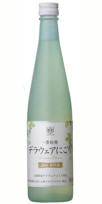 一番収穫 デラウェアにごり【2012】/山梨マルスワイナリー　500ｍｌ　（白ワイン）