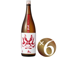百十郎　赤面（あかづら）純米酒/蔵元林本店　1800ml×6本 (地酒)