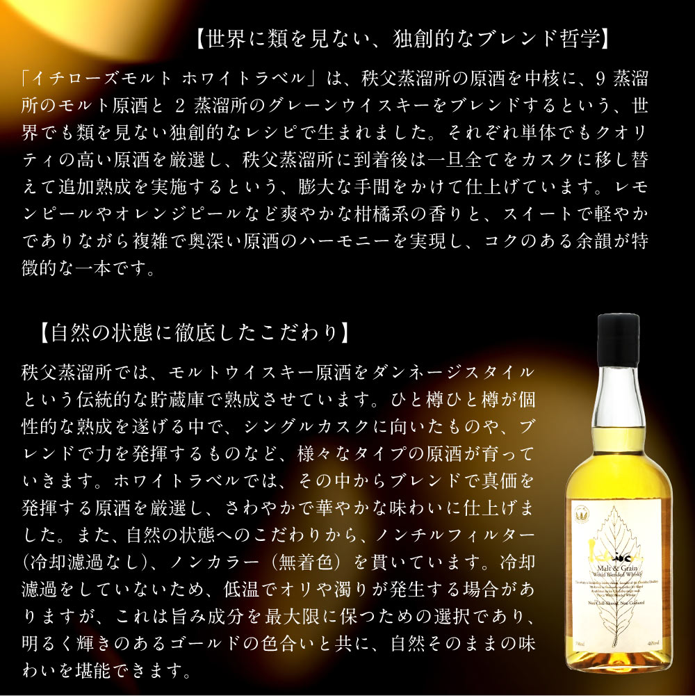 【送料込】ギフト6大特典【お中元ギフト・選べる熨斗・黒箱】イチローズモルト　ホワイトラベル　山陰 バーボンバレル　ギフトセット　700ml×2本　のし ギフト お中元 お歳暮 敬老の日 父の日 母の日 プレゼント 贈り物 人気商品 国産ウイスキー 上司