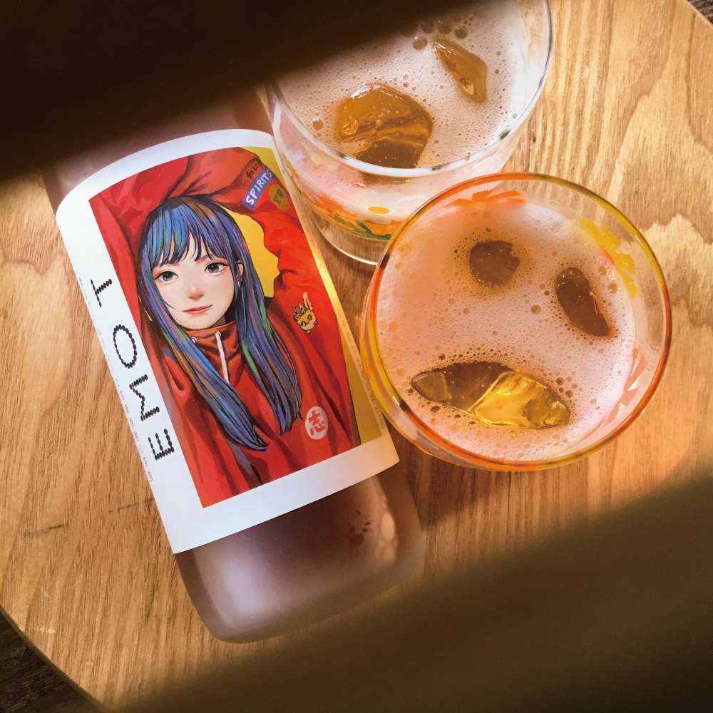 エモティ　EMOT　さけのいちざ　櫻の郷酒造　720ml　芋焼酎と紅茶のスピリッツ　アールグレイハイボールに