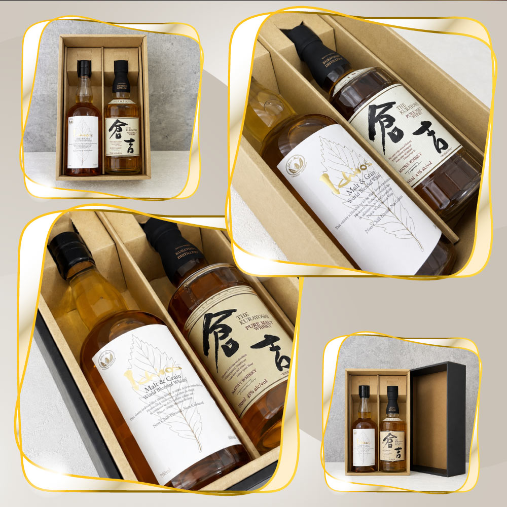 【送料込】ギフト6大特典【父の日・選べる熨斗・黒箱】イチローズモルト ホワイトラベル 倉吉 ウイスキーギフトセット 700ml×2本 のし ギフト お中元 お歳暮 敬老の日 父の日 母の日 プレゼント 贈り物 人気商品 国産ウイスキー 上司