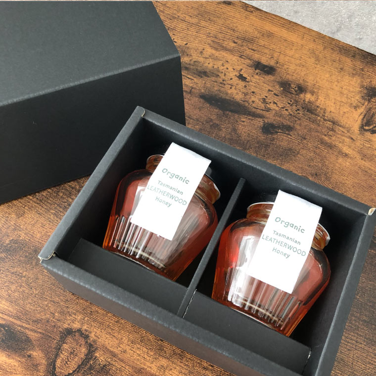 オーガニック・レザーウッド・ハニー　140g×2個（タスマニア島のリンズィさんのはちみつ）幻のハチミツ　蜂蜜 オーストラリア 有機