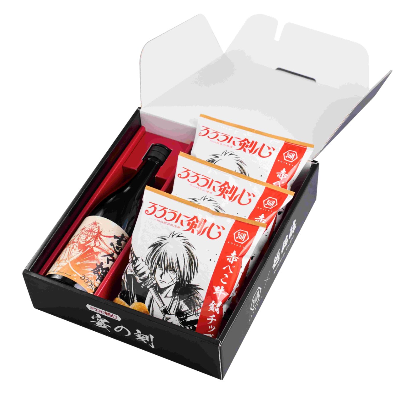 湖池屋×越銘醸×るろうに剣心　コラボセット「宴の刻（とき）」　720ml