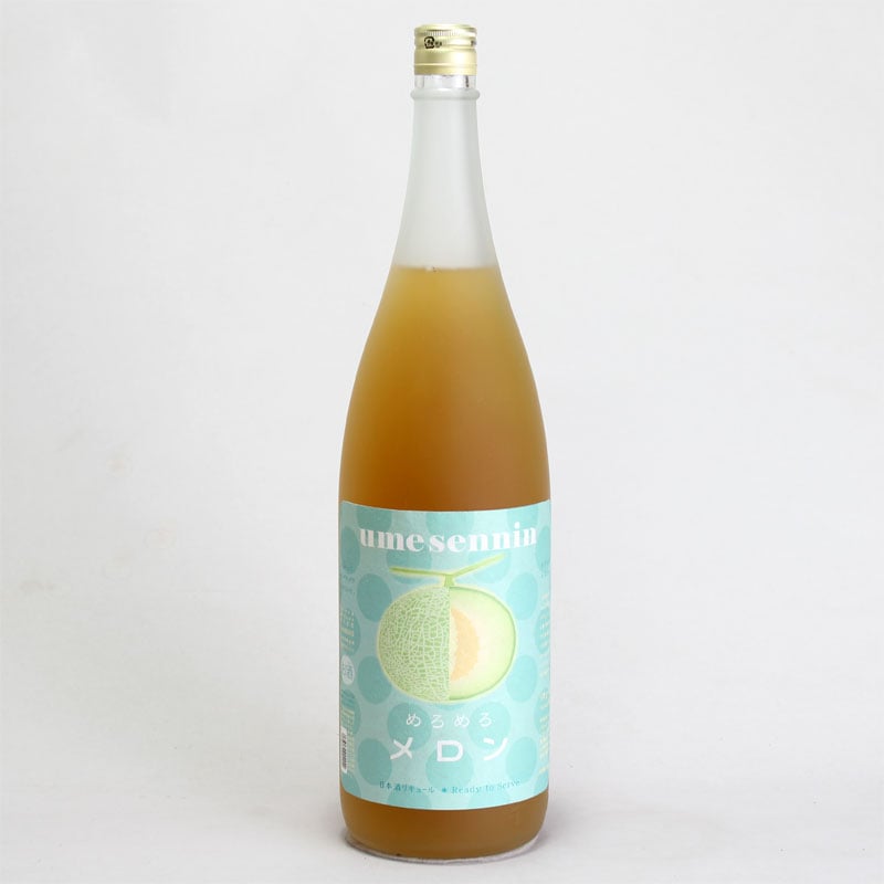 梅仙人　めろめろメロン梅酒 1800ml