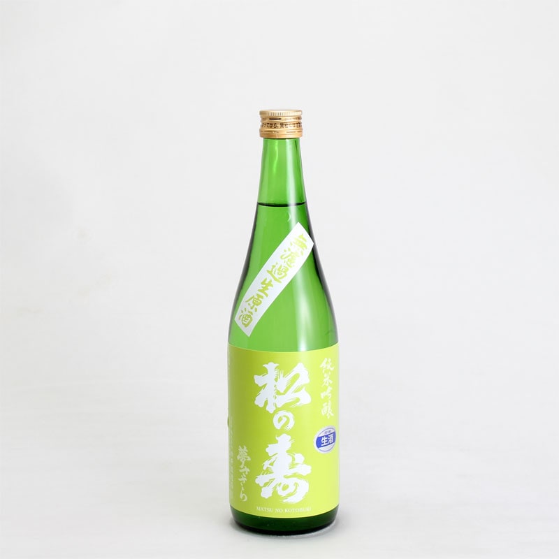 松の寿　純米吟醸　無濾過生原酒　夢ささら　720ml　