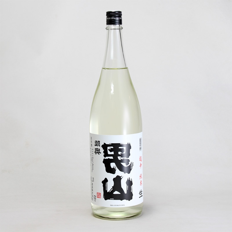 裏男山　超辛純米　生原酒　1800ml