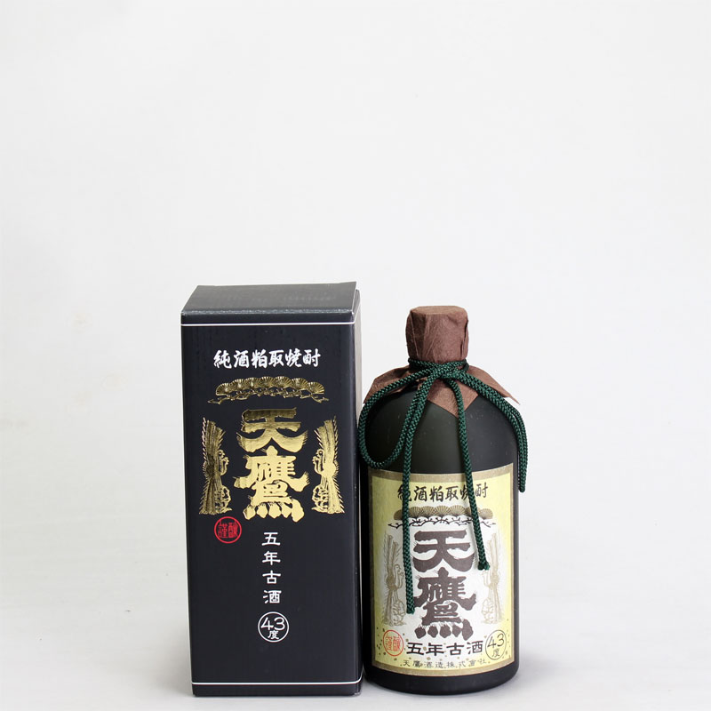天鷹　純酒粕取焼酎　五年古酒　43°　720ml