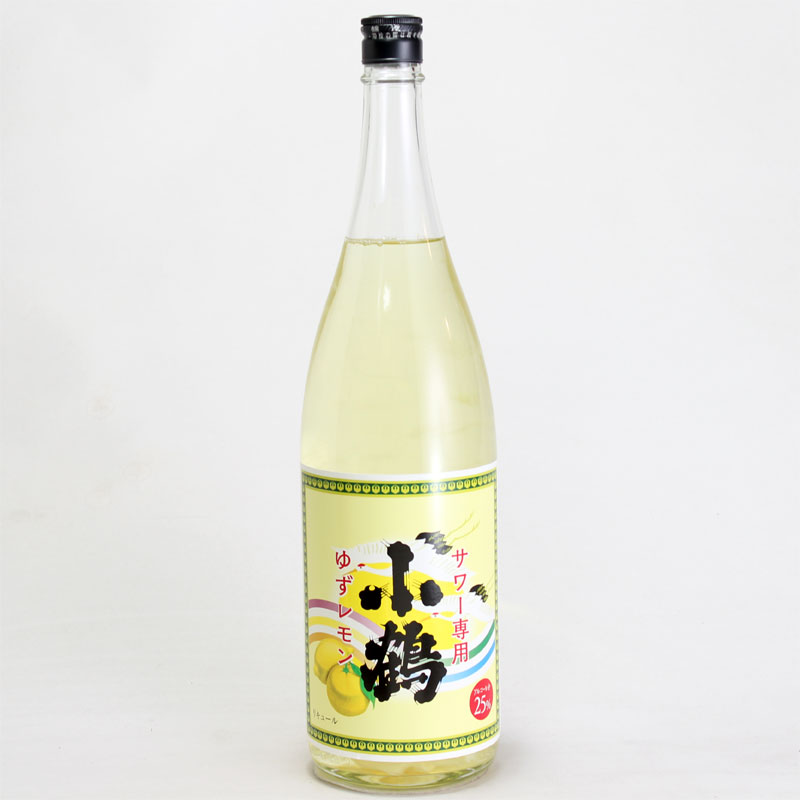 小鶴 サワー専用ゆずレモン 1800ml|焼酎(芋焼酎)通販-鹿児島県