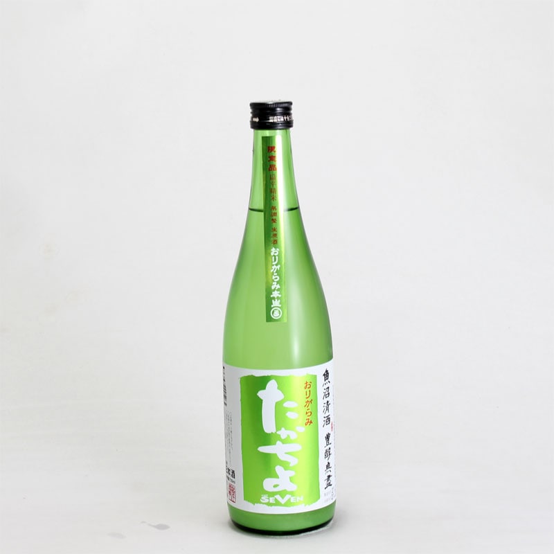 たかちよ おりがらみ 生原酒 セブン 黄緑 720ml