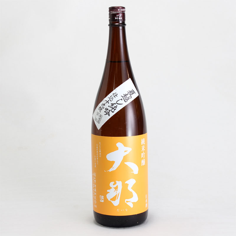 大那　純米吟醸　夏越し純吟　仕込19号　無濾過生詰　1800ml