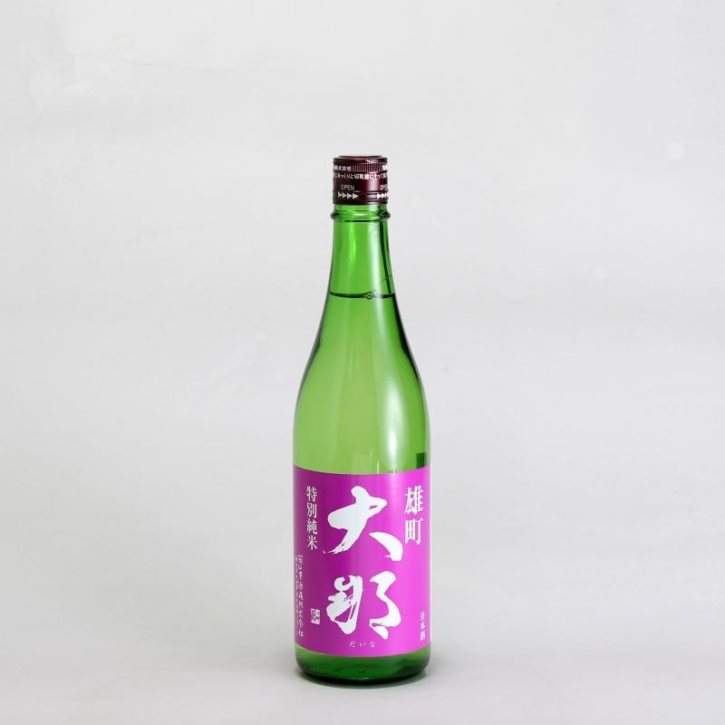 大那　特別純米　赤磐雄町　火入れ　720ml